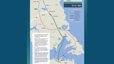 Emerging preferred option map, released by the Government.